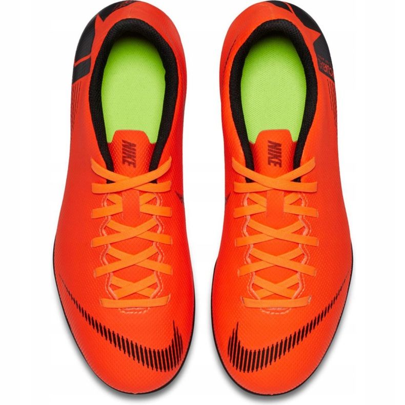 Nike Mercurial Vapor 12 Club Mg Jr AH7350-810 fotbollsskor orange orange 1