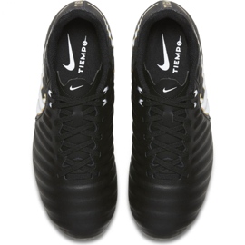 Nike Tiempo Iv Fg Jr 897725-002 fotbollsskor svart svart 1