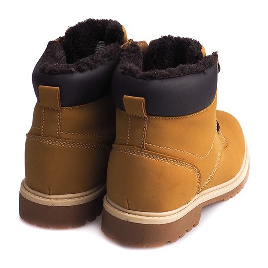 Timberki Trapery Snow boots D08 Camel brun 2