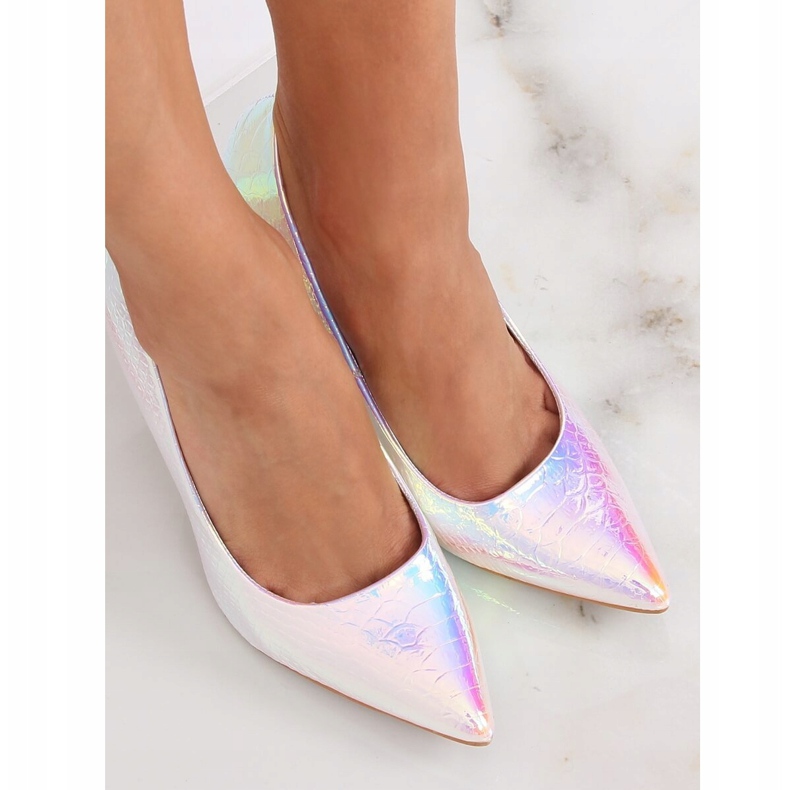 Holografiska stift SY54P Silver grå mångfärgad 2