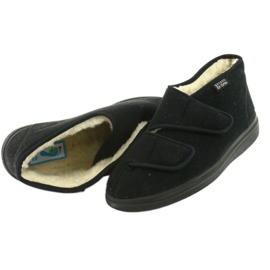 Dr.ORTO Befado varma pu-tofflor för kvinnor 986D011 svart 4