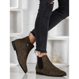 Marquiz Stövlar i Spitz grön 1