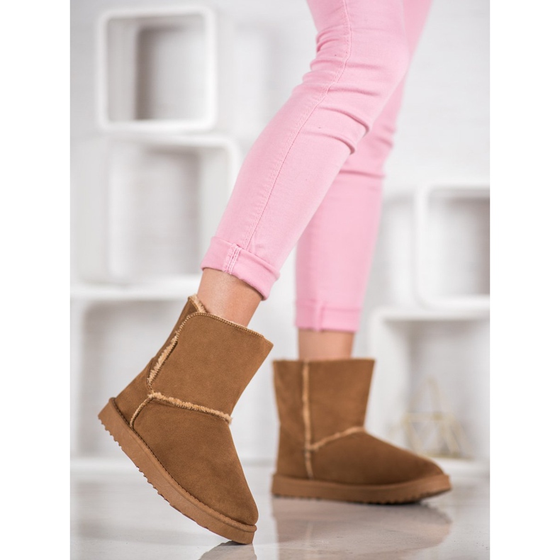 Lucky Shoes Kamel snöskor brun 2