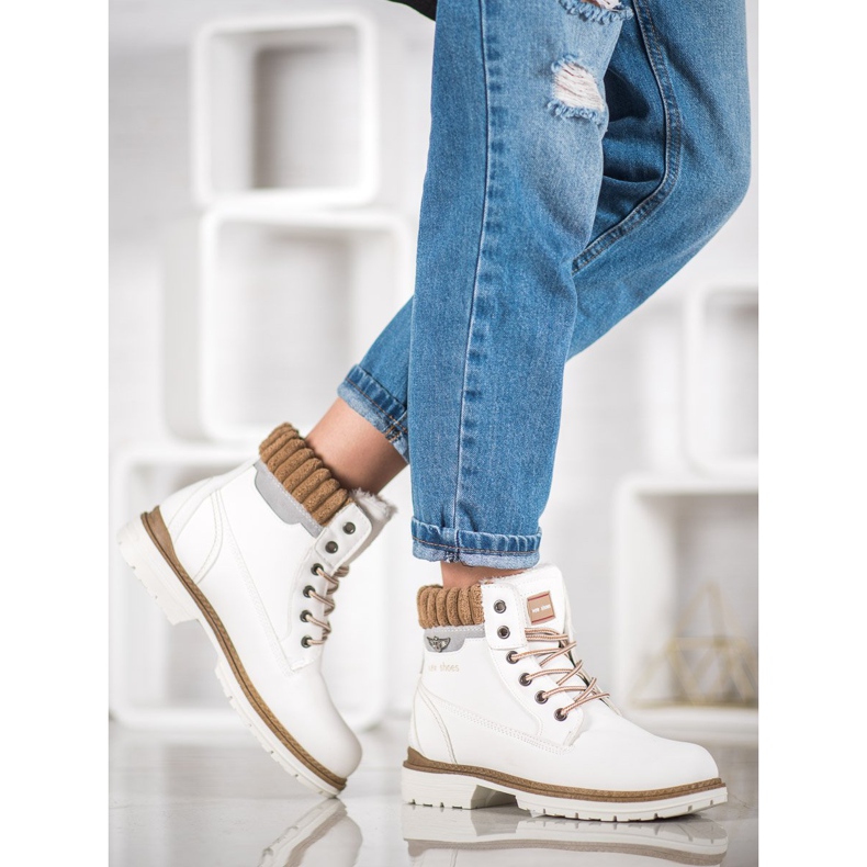 SHELOVET White Trappers vit 2