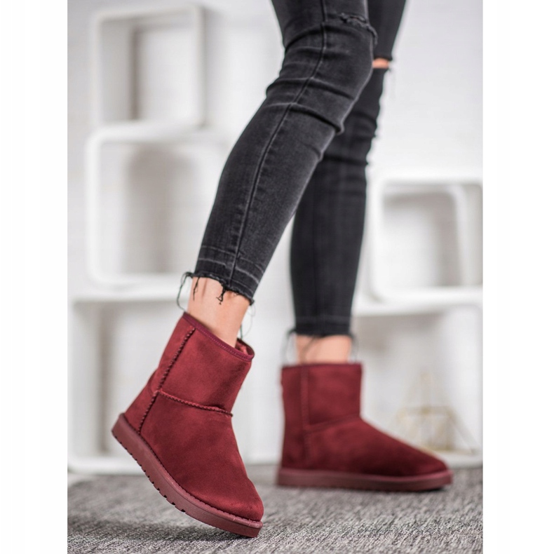 SHELOVET Klassisk Mukluki röd 2