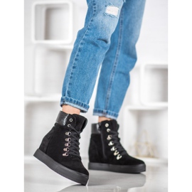 Bestelle Trendiga kilkängor svart 2