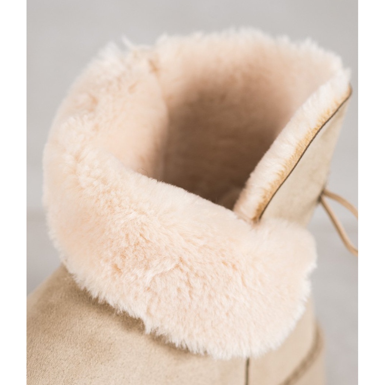 SHELOVET Mukluki med blomma brun 2