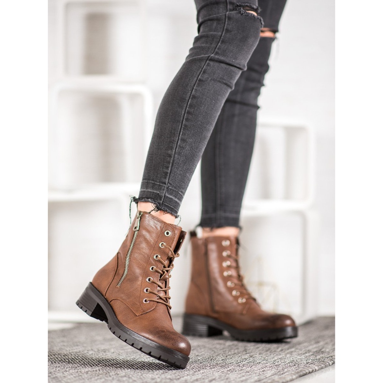 SDS Bekväma bruna stövlar 1