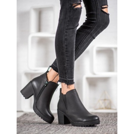 J. Star Högklackade stövlar svart 2