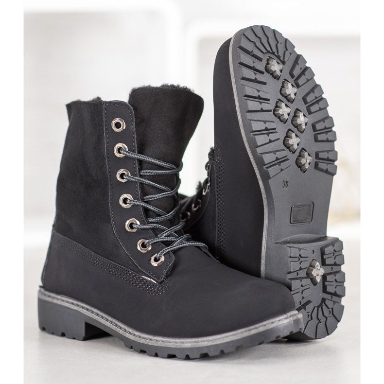 SHELOVET Black Trappers svart 1