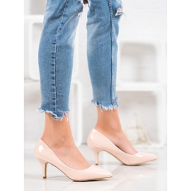 Small Swan Bekväma lackerade pumpar rosa 2