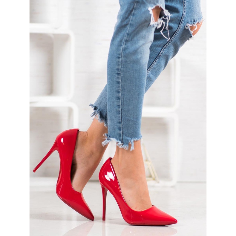 Small Swan Lackerade stift röd 1