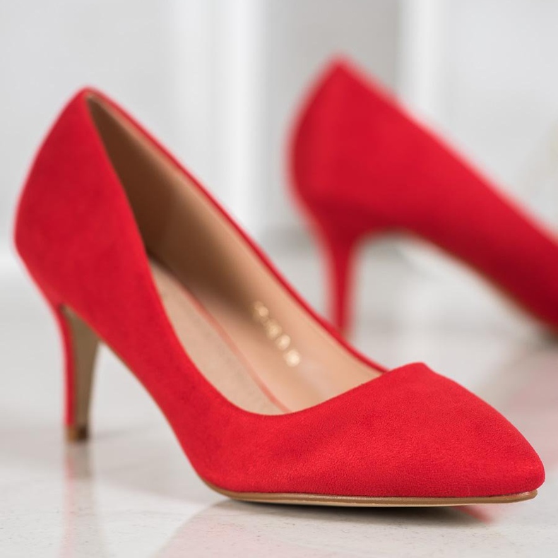 SHELOVET Röda mockapumpar 1