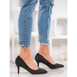 SHELOVET Svarta mockapumpar 2