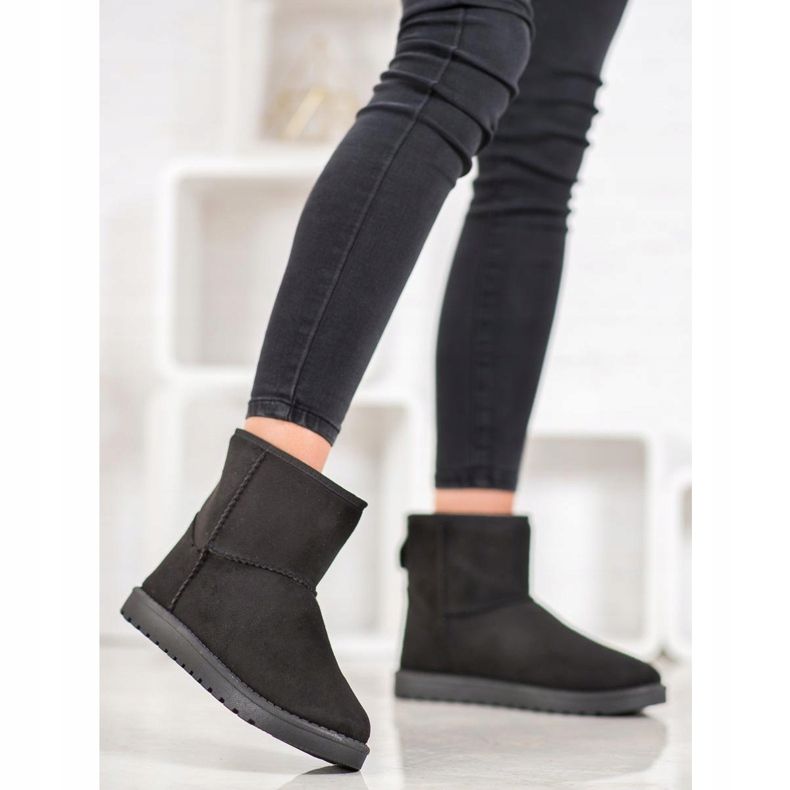 SHELOVET Klassisk Mukluki svart 1