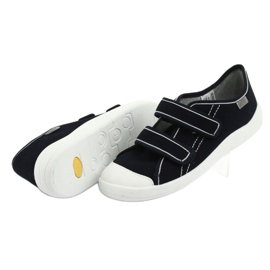 Befado Youth Sneakers med kardborreband 124Q005 Marinblå 4