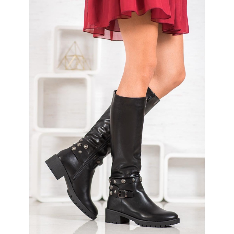 Gogo Ridjackor med jetstrålar svart 2