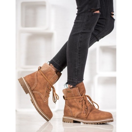 SDS Snörskor med isolering brun 1