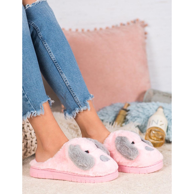 SHELOVET Hundtofflor rosa 1