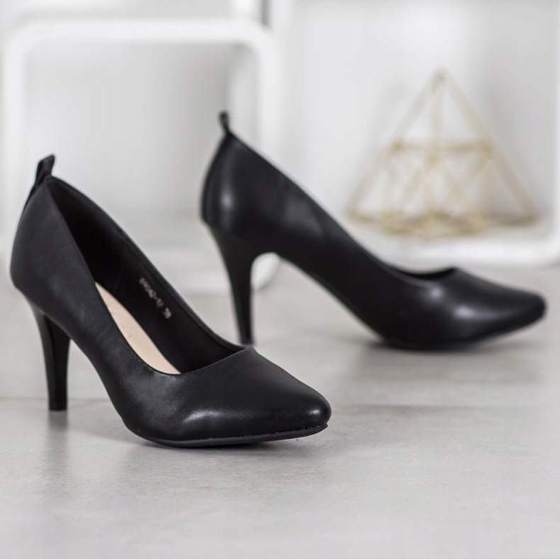 J. Star Bekväma pumpar svart 1