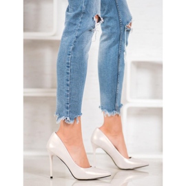 Goodin Trendiga höga klackar vit 1