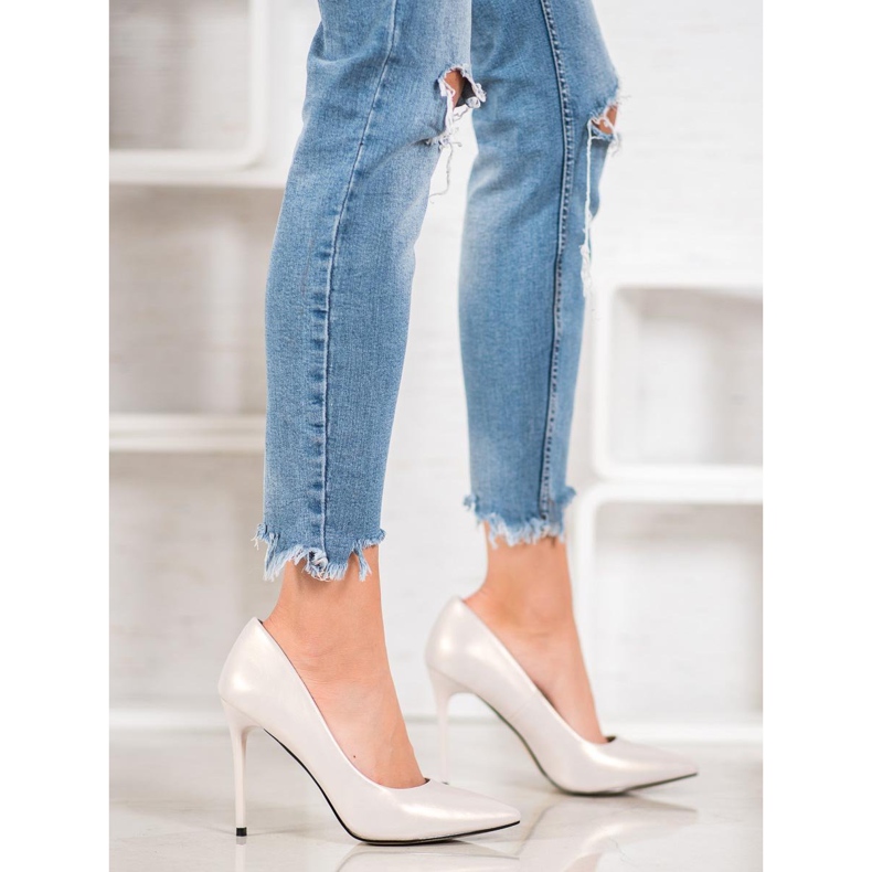 Goodin Trendiga höga klackar vit 1