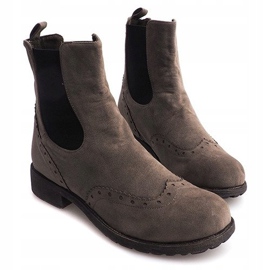 Klassiska Chelsea Boots 318 Khaki kaki 1