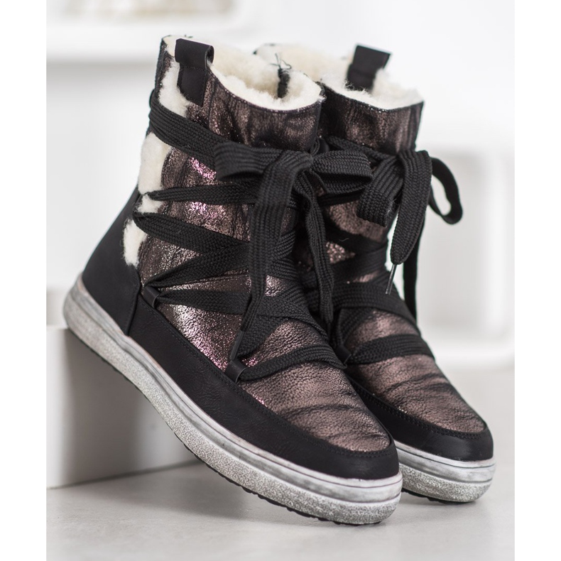 SDS Varma snöskor brun svart 1