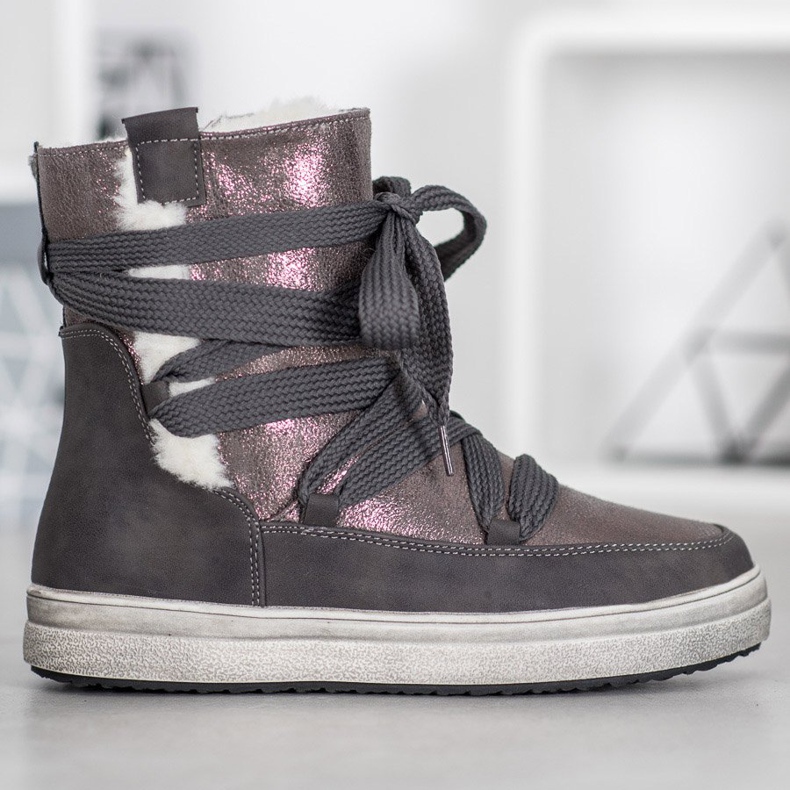 SDS Varma snöskor grå 2