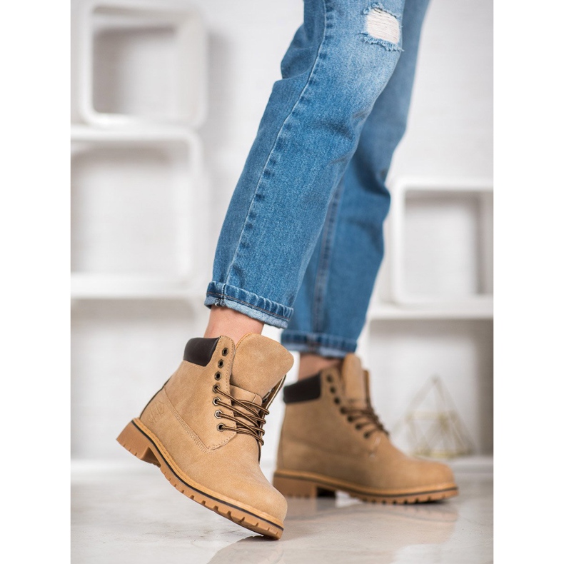 Haver Vandringsskor med ekoläder brun 1