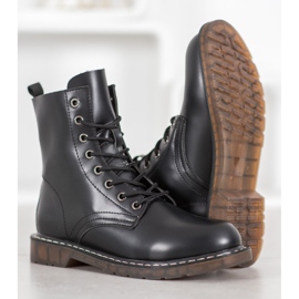 Kylie Snygga fällare med ekoläder svart 1