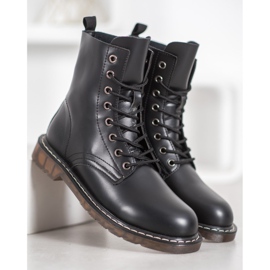 Kylie Snygga fällare med ekoläder svart 2