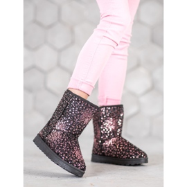 SHELOVET Varm Mukluki med paljetter mångfärgad 1