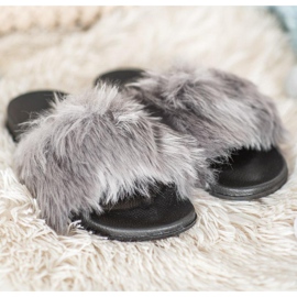 SHELOVET Snygga tofflor grå 1