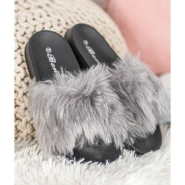 SHELOVET Snygga tofflor grå 2