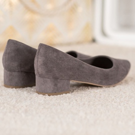 SHELOVET Flat Heel Pumps grå 1