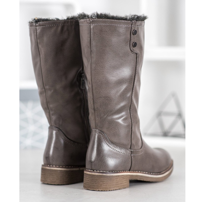 SDS Stövlar Med Roll Up Shank grå 1