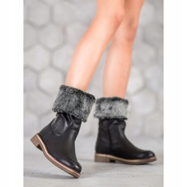 SDS Stövlar Med Roll Up Shank svart 1