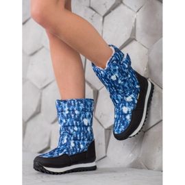 SHELOVET Snöskor med ansökan blå 1