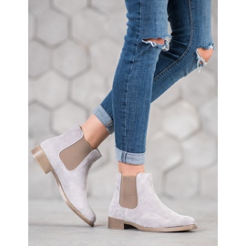 Sergio Leone Grå Chelsea stövlar 1