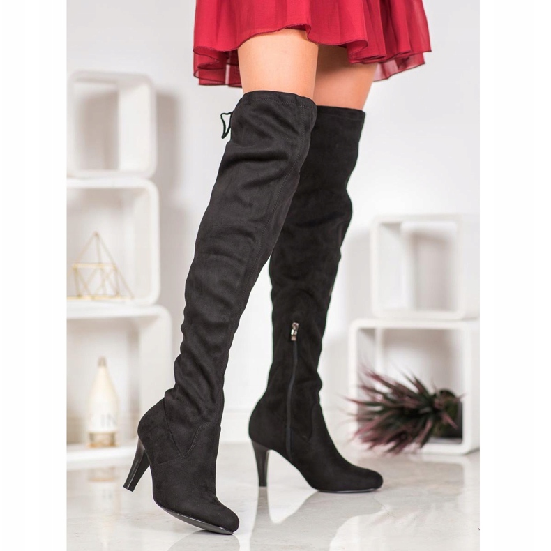 Filippo Högklackade stövlar svart 1