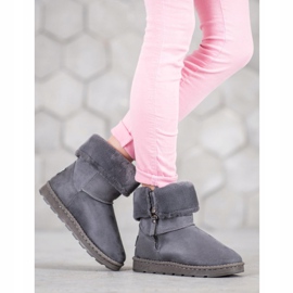 Bona Mukluki Med Roll Up Shank grå 1