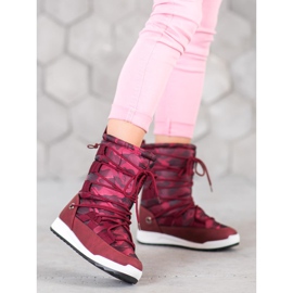 Small Swan Moro snöskor röd 2