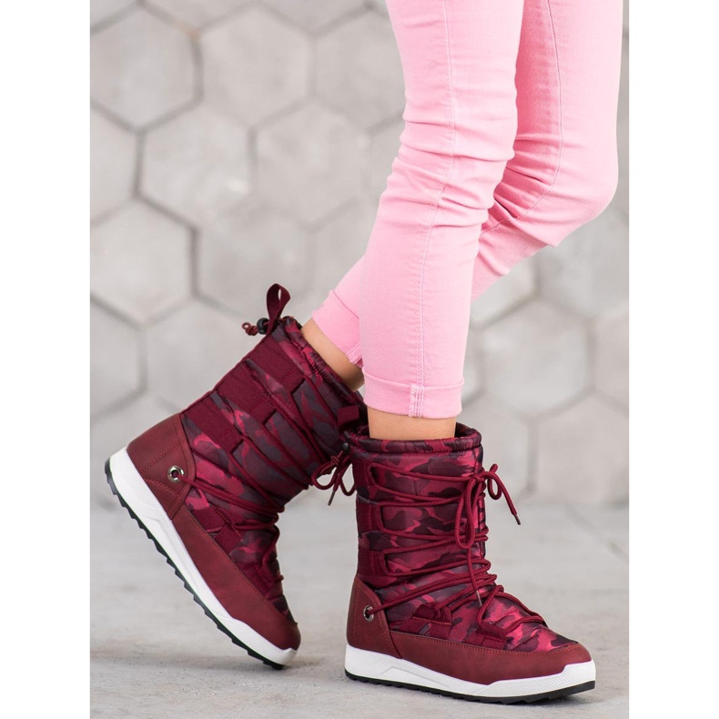 Small Swan Moro snöskor röd 1