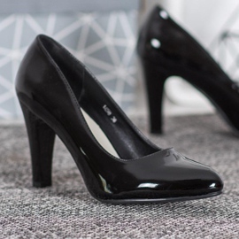 Sergio Leone Patent Heel Shoes svart 2