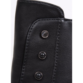 Svart Högklackade stövlar svart 1003-1 Black II Art 1