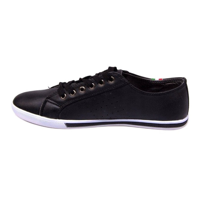 Sneakers Med Italien Flagga 380 Svart 1