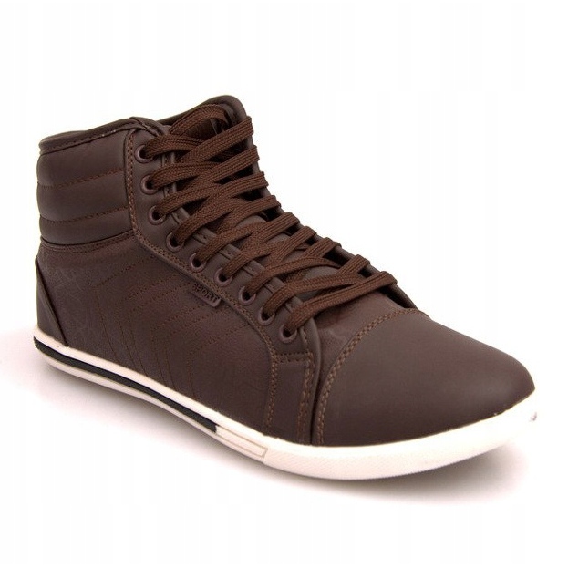 Trendiga High Sneakers 012M Brown brun 1