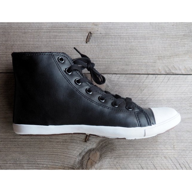 Höga Sneakers 9805 Svart 1