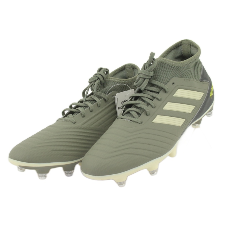 Adidas Predator 19.3 Sg M EG2830 fotbollsskor grön 2